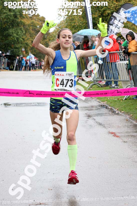 Girls under-15s 3 Stage Relay, 2018 ERRA 6 and 4 Stage and Youngsters Relays. Photo:  David T. Hewitson/Sports for All Pics